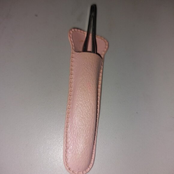new vintage Revlon point tip tweezers in pick sheath - Picture 1 of 3